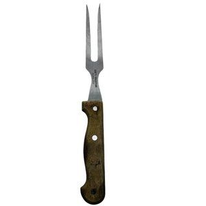 Chefs Collection Vintage Serving Fork Stainless Steel Carving Utensil